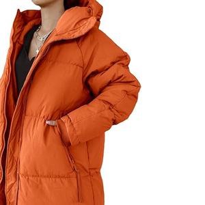 Doudounes pour femmes, style long et ample, manteaux d'hiver pour femmes, vestes pour filles, pour le bureau, 2025 - Product Image 3