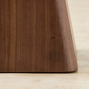 Solid Wood & <b>Marble</b> Coffee <b>Table</b> – Handmade Designer Center <b>Table</b> Customizable Design Custom Shape Living Room - Product Image 6