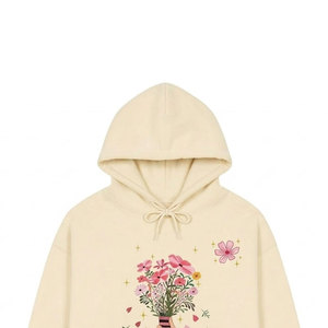 Hoodie brodé de qualité supérieure, épais, surdimensionné, 100% coton, en molleton bouclette, streetwear, fabricant de hoodies - Product Image 4
