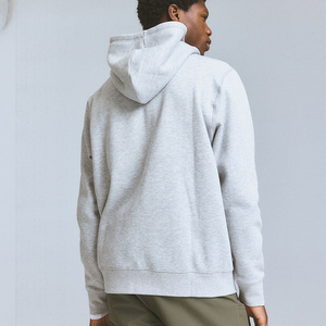 Sweats à capuche épais personnalisés pour l'automne et l'hiver, imprimés, en peluche et de couleur unie, pour hommes, marque de mode personnalisée - Product Image 4