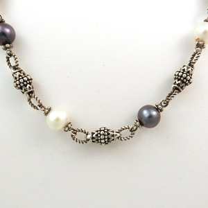 Collier de perles de culture d'eau douce en argent sterling 925, bijoux élégants en perles fines, cadeau élégant pour femmes - Product Image 2