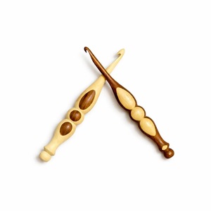 Agujas de ganchillo de madera Galaxy, agujas de tejer ergonómicas, herramientas hechas a mano con acabado suave, gancho de ganchillo de madera - Product Image 5