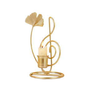 Flower Design Metal <b>Tealight</b> Candle Holder Antique Gold Finished For Home Wedding Christmas Tabletop Lighting Decor - Product Image 6