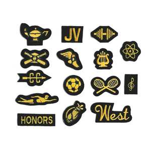 แผ่นปะติดเสื้อผ้าแบบรีดติดลายปัก  รักษ์โลก สำหรับกีฬา ฟุตบอล วอลเลย์บอล แบดมินตัน กระเป๋า ผ้า หมวก ทำจากผ้า PVC หลักๆ ทำจากผ้าสักหลาดไม่ทอ - Product Image 1