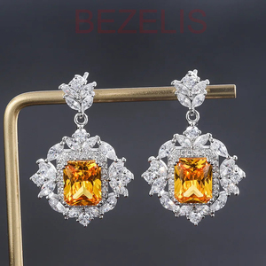 Pendientes de Diamantes Cultivados en Laboratorio de Oro Amarillo de 14K para Uso Diario, Joyería Fina Certificada, Atemporal - Product Image 5