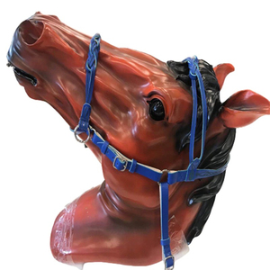 Harnais de cheval en PU, style Western, épais, avec sangle réglable, anatomic, équipement d'équitation, harnais d'hiver, sangle de gêne souple, personnalisable - Product Image 1