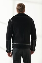 Chaqueta de Aviador de Cuero de Lujo para Hombre, Abrigo Bomber Cálido de Piloto, Servicio de Muestras de Fabricación OEM ODM Disponible - Product Image 2