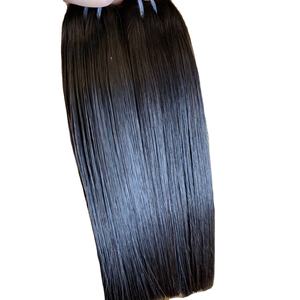 Bone Straight Human Hair Vietnamese Raw Hair Wigs for Black and Human Express ali Virgin Cuticle Aligned Hair - Product Image 1