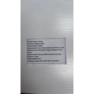 Taburete blanco de 43,4 \ ", tocador de maquillaje, espejo grande, 11 LED de brillo, tocador ajustable, 3 cajones, tocador para mujer - Product Image 2