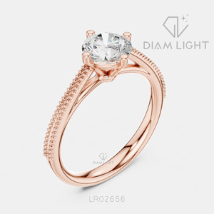 Bague de fiançailles solitaire en or blanc 14 carats avec diamant de laboratoire certifié IGI, taille ronde 0,85 carat, bijoux fins pour mariage et anniversaire - Product Image 6