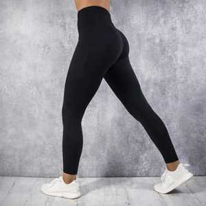 Leggings de yoga pour femmes OEM ODM respirants et légers, taille haute, longueur intégrale, à motifs, faible MOQ, vêtements de sport personnalisés, collants de compression - Product Image 2