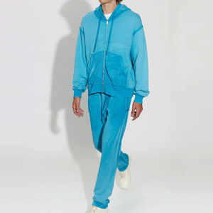 Survêtement Homme Personnalisé avec Logo OEM, Style Urbain, Effet Délavé à l'Acide et Couleur Décolorée au Soleil - Product Image 3