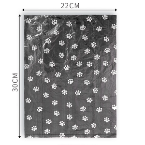 Sacs à crottes de chien biodégradables imprimés personnalisés Solution compostable de déchets d'animaux domestiques de fécule de maïs écologique et étanche - Product Image 3