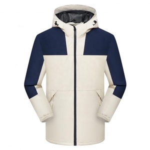 Mens Customized Color <b>Waterproof</b> Windbreaker <b>Jacket</b> Hooded Breathable Quick Dry Winter Plus Size Custom Logo - Product Image 4