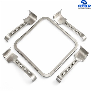 Rétracteurs abdominaux Kirschner, lot de 5 pièces, cadre 295x275mm, lames 48x66mm, 42x54mm, instruments chirurgicaux, rétracteur chirurgical - Product Image 4
