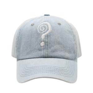 Casquette de baseball en jean avec motif point d'interrogation, style urbain, pour hommes et femmes, casquettes de baseball incurvées pour l'extérieur - Product Image 5