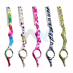 Maquinillas de Afeitar de Seguridad de Acero Inoxidable con Impresión Personalizada, Desechables, para Barbería, Depilación de Cejas, con Cuchilla Reemplazable, para Limpieza Facial - Product Image 5