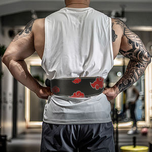 Cinturón de levantamiento de pesas de cuero transpirable para hombre con hebilla de anime de 5 mm, soporte lumbar, protector personalizado de la INDUSTRY TENDER - Product Image 6