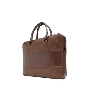 Genuine Leather Briefcases Handbags for Men Large Capacity Office <b>Laptop</b> Bags Mens Leather Messenger Bag - Product Image 2