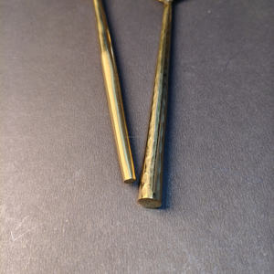 Cucharas de Degustación de Dos Piezas con Mango Largo en Oro Pulido, Dos Cucharas con Forma de Huevo y Mangos Delgados en Tono Dorado. Para Accesorios del Hogar - Product Image 6