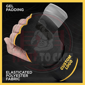 Guantes Interiores de Boxeo con Almohadillas de Gel y Logotipo Personalizado, Soporte para Muñeca, Vendas para Entrenamiento de MMA, Equipo de Entrenamiento de Gimnasio - Product Image 3