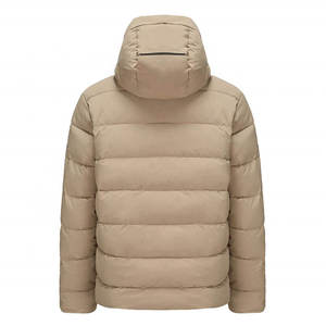 Fully Customized Men's Waterproof <b>Canvas</b> Puffer <b>Jackets</b> Polyester Wadding Filled Winter DDP Shipping - Product Image 2