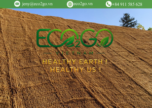 Eco2go Vietnam Filet en fibre de coco durable |   Tissu en fibre de coco naturelle 400-900 GSM pour le contrôle de l'érosion des sols, l'aménagement paysager et l'agriculture - Product Image 2
