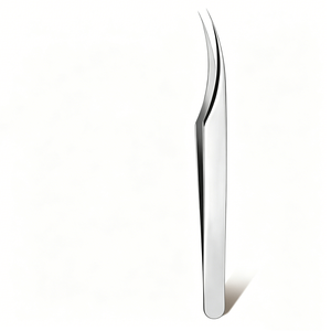 Pinzas Curvas Premium para Extensión de Pestañas, Herramienta Profesional de Acero Inoxidable para Aislamiento de Pestañas, para Maquillaje y Aplicación en Salón - Product Image 1