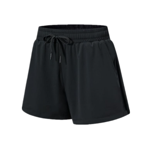 Shorts de sport pour femmes à double couche, personnalisés, pour la course à pied, le cyclisme, shorts de sport unis pour femmes avec poches - Product Image 2