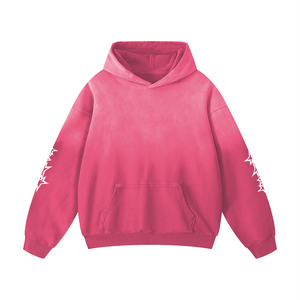 เสื้อฮู้ดดี้ผ้าคอตตอนหนานุ่มคุณภาพพรีเมียม รุ่น High Street 420gsm สีซันเฟด ลุควินเทจ สวมใส่สบาย  รับสกรีนโลโก้ - Product Image 1