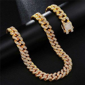 Women’s Statement Iced Out Diamond Cuban Link <b>Chain</b> Hip Hop Inspired Diamond Cuban Link <b>Chain</b> for Men - Product Image 2