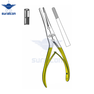 Forceps chirurgical TC-Rubin pour tissus et septum, 21 cm / 8-1/2 pouces, avec pointes en carbure de tungstène TC GOLD pour une précision accrue lors des interventions sur les tissus. - Product Image 2
