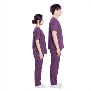 Nuevos Conjuntos de Uniformes Médicos de Lona Unisex de Diseño Vintage 2026, de Algodón y Poliéster, al por Mayor, con Diseño Atractivo y Personalización para Detección de Agujas - Product Image 4