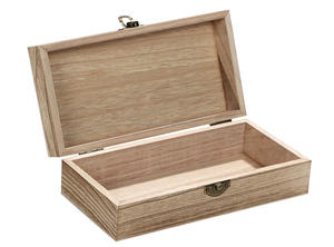 Wooden Storage <b>Container</b> with Lid Decorative Keepsake Jewelry Organizer Case <b>Bamboo</b> Boxes - Product Image 3