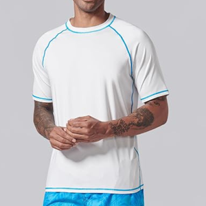 Custom Logo Sublimation Men Activewear <b>T</b> <b>Shirt</b> Quick Dry <b>Raglan</b> Sleeve Gym Fitness Tee Men Premium Blank Sublimated Sports - Product Image 5