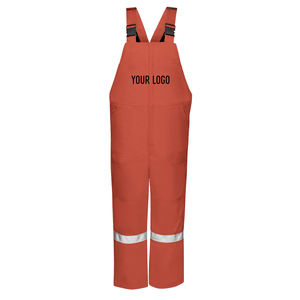 Safety Work Bib Pants High Visibility Reflective <b>Overalls</b> for <b>Construction</b> and Industrial Use - Product Image 6
