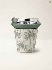 Brûleur d'encens en bois Alan Traders, porte-bakhoor, motif léopard, oiseau, palmier, Mubkhar - Product Image 2