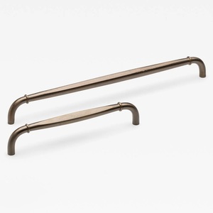 Round D <b>Bar</b> <b>Pull</b> Drawer Bend Cabinet Hardware Stainless Steel Color Solid Brass Kitchen Cabinets Door <b>Pull</b> Handles - Product Image 3