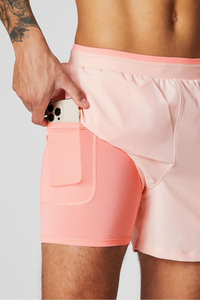 Shorts de sport pour hommes haute performance, séchage rapide, respirants, légers, pour entraînement, course à pied, fitness, logo personnalisé OEM - Product Image 3