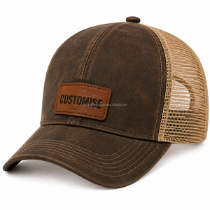 Gorra Trucker Personalizada de 5 Paneles para Hombre, con Logotipo Bordado, Malla, Ajustable, Cierre a Presión, Venta al Por Mayor - Product Image 1