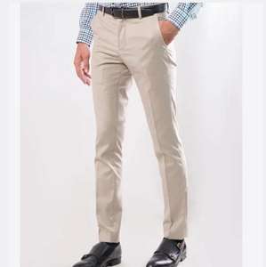 Nuevos Pantalones de Vestir a Rayas para Hombre, Corte Slim Fit, Formales de Negocios, Casuales de Oficina, Diseño Elegante y Moderno, OEM ODM - Product Image 4