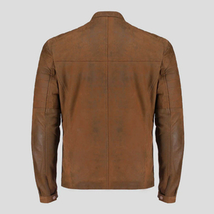 Veste en cuir pour homme automne-hiver, veste en cuir de haute qualité pour homme, veste en cuir véritable pour homme, fabriquée au Pakistan - Product Image 6