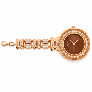 Montre-bracelet à cadran à aiguilles en alliage d'argent sterling 925, mouvement à quartz, style vintage floral, pour femme, cadeau de luxe pour fête - Product Image 2