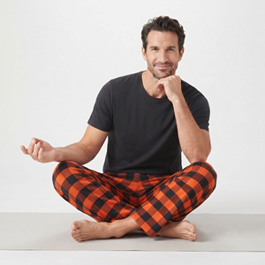 Pantalon de nuit pour homme 100% coton, pantalon de pyjama décontracté à carreaux pour homme, pantalon de nuit en flanelle de qualité supérieure pour homme - Product Image 4