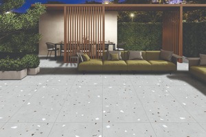 Azulejo de Porcelana Moderno con Acabado Gris Guijarro, para Pisos y Paredes, en Varios Tamaños, Pulido, para Interiores y Exteriores, Ideal para Hoteles de Lujo - Product Image 4