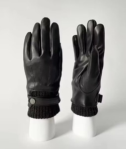 2026 Men's High Quality Leather <b>Touchscreen</b> <b>Gloves</b> Breathable Thermal Eco-Friendly for Casual Winter Wear Direct Factory - Product Image 5