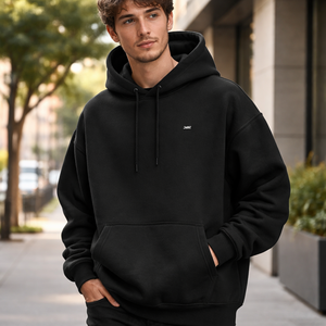 Proveedor de Sudaderas Extra Grandes Negras Personalizadas al por Mayor, 100% Algodón - Servicios OEM Disponibles - Product Image 6