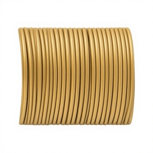 Genuine Leather Cords <b>Copper</b> Metallic Vintage Finish DIY Jewelry Making <b>Bracelet</b> Necklace Craft Findings Available 2mm 2.5mm 3mm - Product Image 1