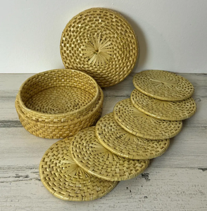 Rattan Trivets Pot Holder Creative Round <b>Coaster</b> Customize <b>Drink</b> Cup <b>Coaster</b> Rattan Restaurant Kitchen Used - Product Image 6