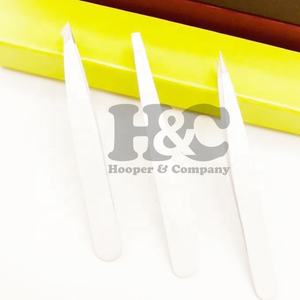 New Arrival Eyebrows Tweezers Stainless Steel Slanted Eyebrow Tweezers Sustainable <b>Paper</b> Packing Mink Eco-Friendly Beauty Tool - Product Image 1